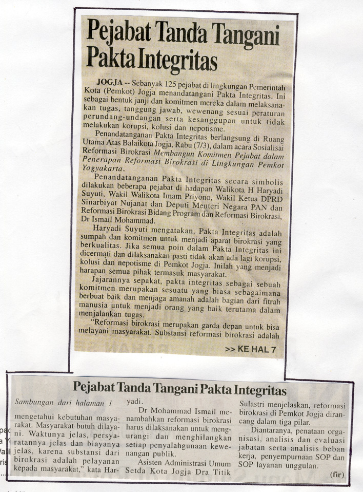 Kliping jogja terbaru